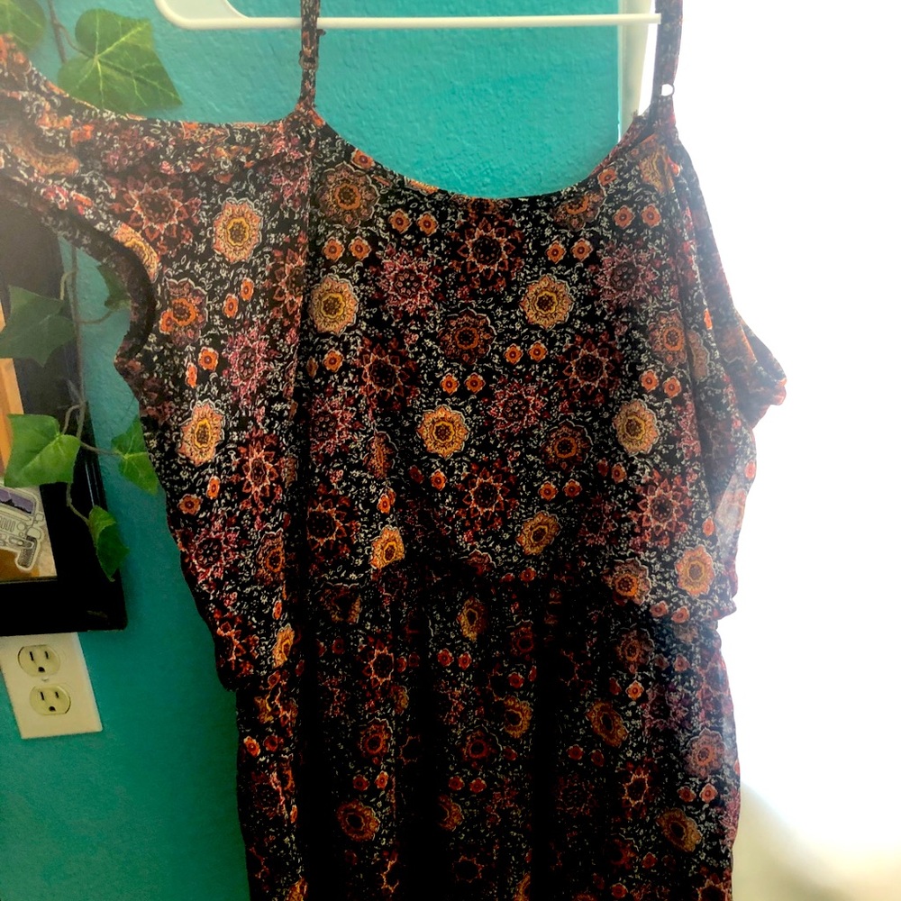 Xhilaration cold shoulder romper
